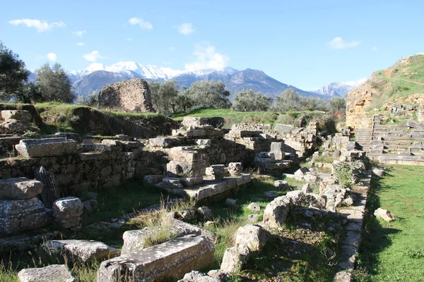 Ruines Sparte Antique Grèce — Photo