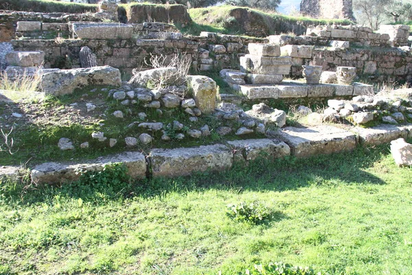 Ruinas Antigua Esparta Grecia — Foto de Stock