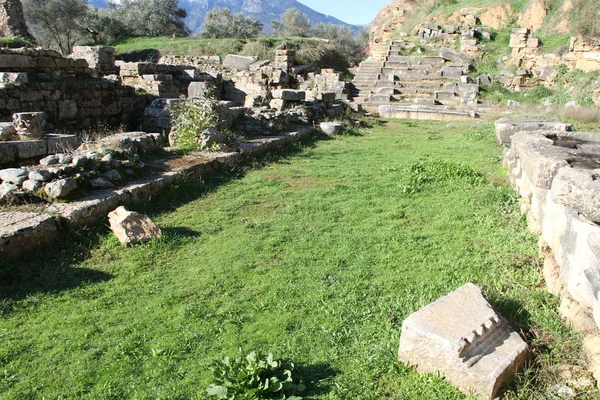 Ruinele Spartei Antice Din Grecia — Fotografie, imagine de stoc