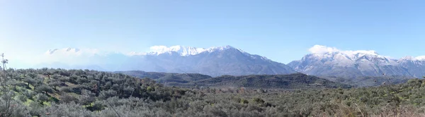 斯巴达周围的山脉 佩洛波内塞 — 图库照片