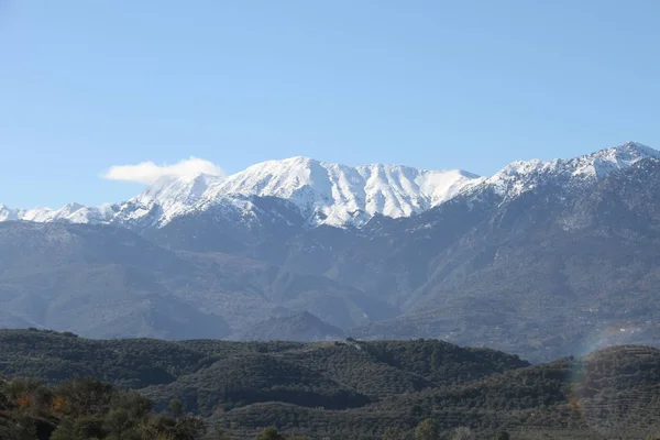 Montagne Intorno Sparta Peloponesse Grecia — Foto Stock
