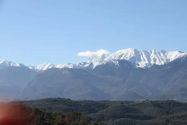 Montanhas Torno Esparta Peloponesse Grécia — Fotografia de Stock