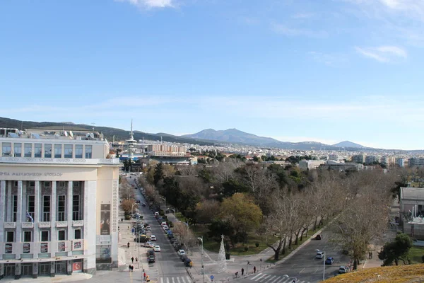 Vista Ciudad Thessolaniki Grecia — Foto de Stock