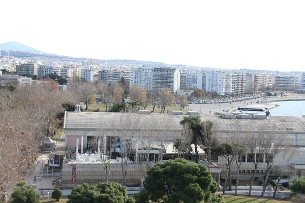 Vista Ciudad Thessolaniki Grecia — Foto de Stock