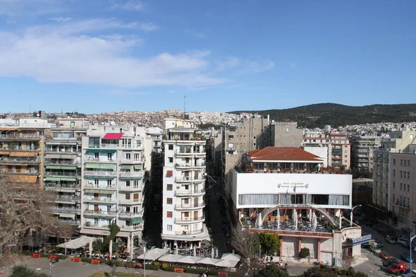 Uitzicht Stad Van Thessolaniki Griekenland — Stockfoto