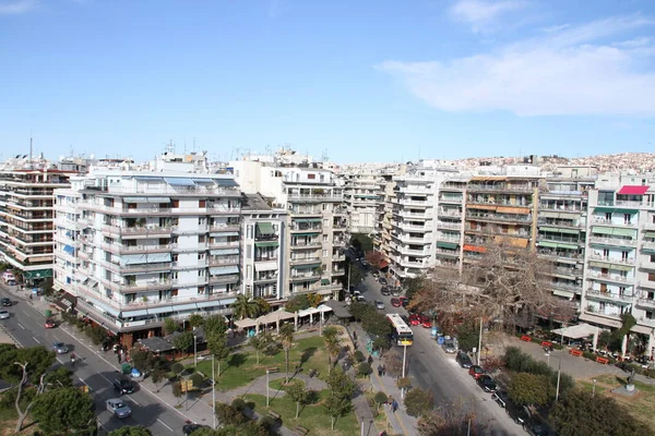 Vista Ciudad Thessolaniki Grecia — Foto de Stock