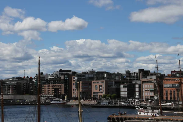 2017 Oslo Norway View City Norway City Docks — Stock Photo, Image