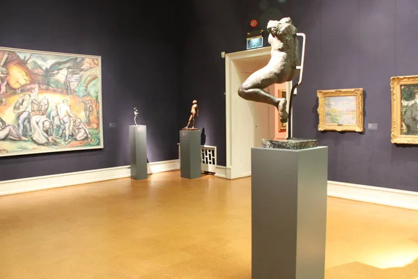 7/5/2017: Oslo, Norveç, Oslo şehir görünümü, Norveç, Ulusal Sanat Galerisi