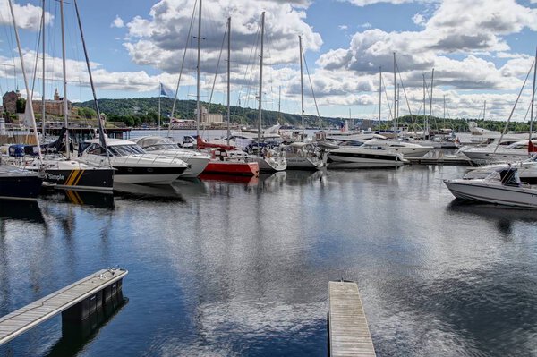 7 / 5 / 2017: Осло, Норвегия, Вид на город Осло, Норвегия
