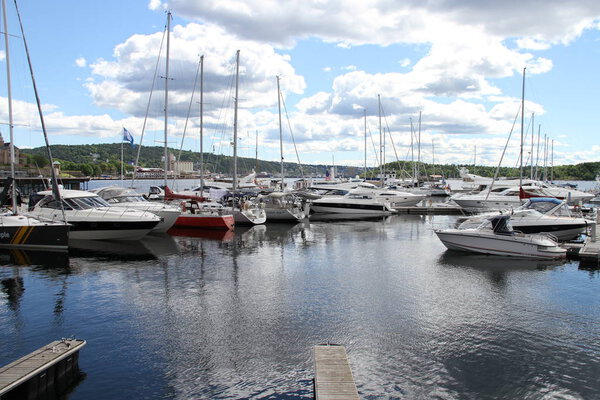 7 / 5 / 2017: Осло, Норвегия, Вид на город Осло, Норвегия

