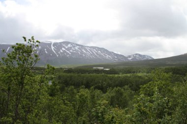 Lyngen Alps, Norveç, dağlar ve fiyortları