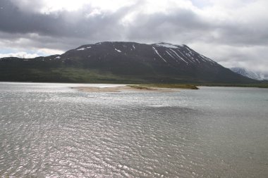 Lyngen Alps, Norveç, dağlar ve fiyortları