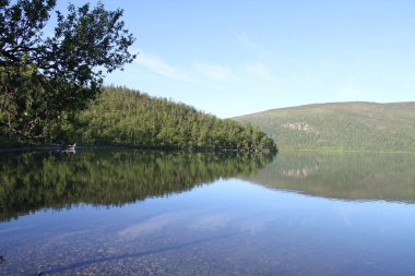 Lyngen Alps, Norveç, dağlar ve fiyortları