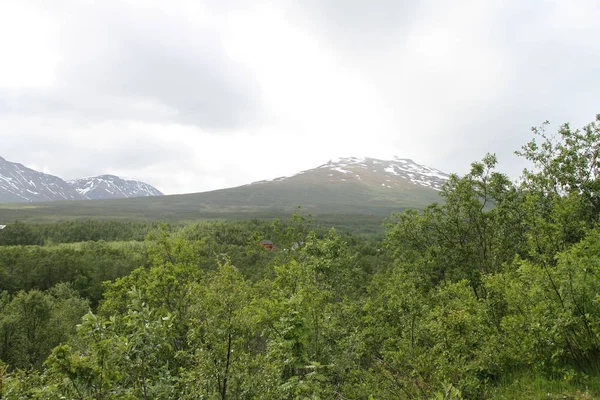 Lyngen Alpen Noorwegen Bergen Fjorden — Stockfoto