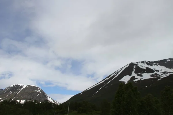 Lyngen Альп Норвегії Гори Фіорди — стокове фото