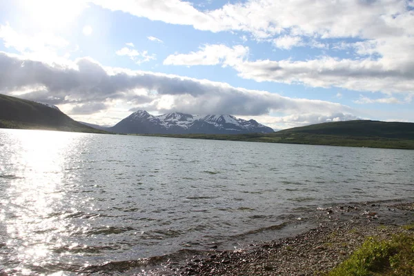 Lyngen Alpen Noorwegen Bergen Fjorden — Stockfoto