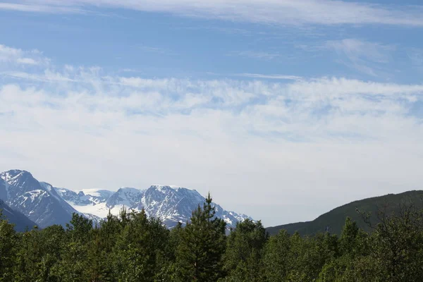 Lyngen Alps Norveç Dağlar Fiyortları — Stok fotoğraf