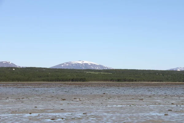 Lyngen Άλπεις Νορβηγία Βουνά Και Φιόρδ — Φωτογραφία Αρχείου