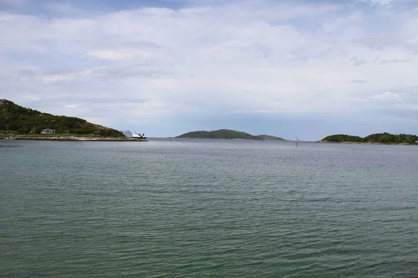 Inseln Kvaloya Und Senja Norwegen Berge Seen Fjorde — Stockfoto