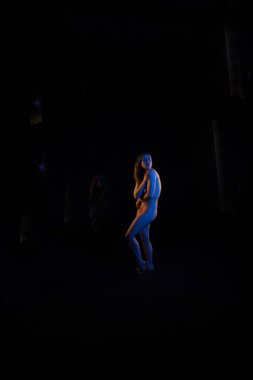 Bir akrobat modelinin fotoğrafı.