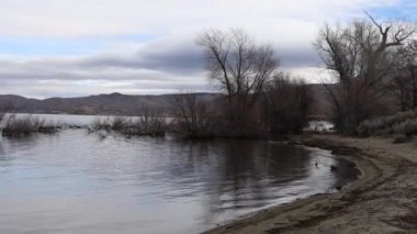 Washoe Gölü manzarası, Nevada,