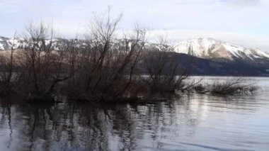 Washoe Gölü manzarası, Nevada,