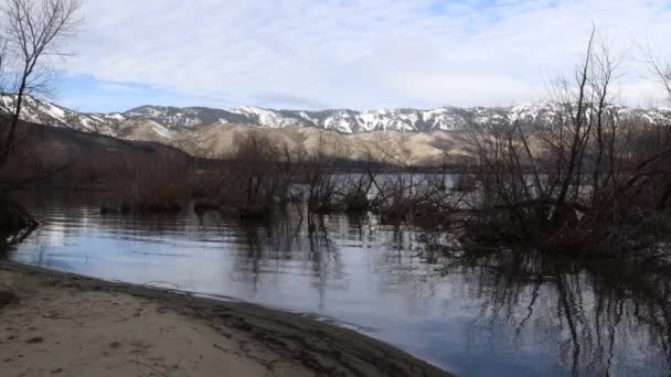 Vista Lago Washoe Nevada — Video Stock