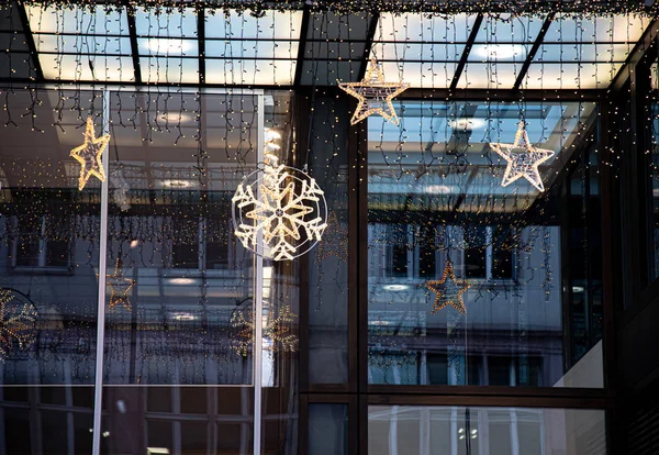 Decorations Winter Holidays Berlin Germany Europe — Stock Photo, Image