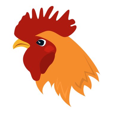 Horoz kırmızı horoz vektör hayvan.