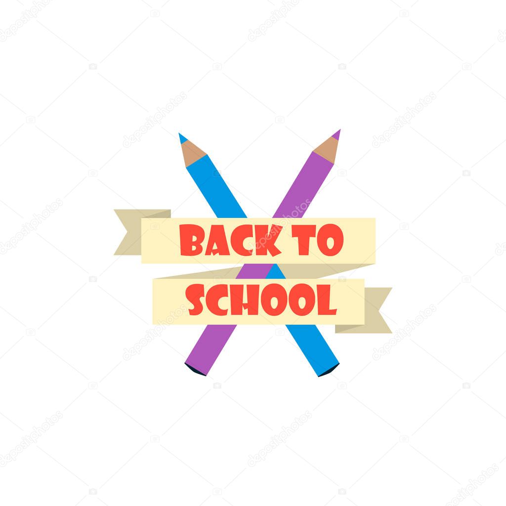 Back to school calligraphic designs label style elements sale clearance vector illustration.