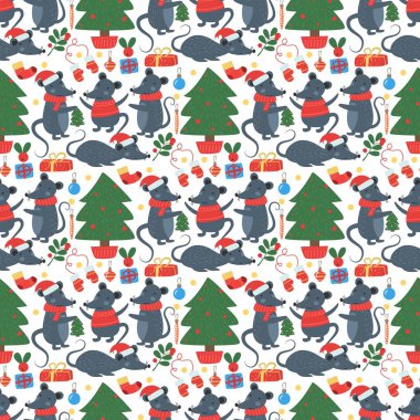 Noel faresi kusursuz kış vektörü.