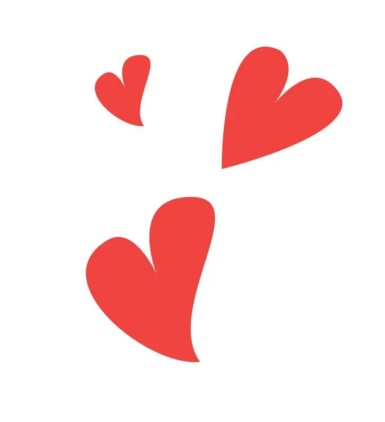 Srdce Valentines den láska romantická dovolená romantika — Stockový vektor