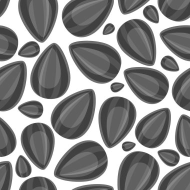 Ayçiçeği tohumları kusursuz desen. Sağlıklı organik vejetaryen atıştırması