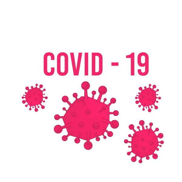 Coronavirus Veszély Közegészségügyi Kockázati Betegség Influenza Kitörése Mint Veszélyes Vírustörzs — Stock Vector