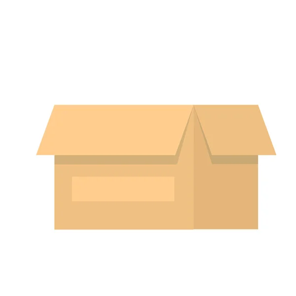 Boîte Emballage Illustration Vectorielle Ouverte — Image vectorielle