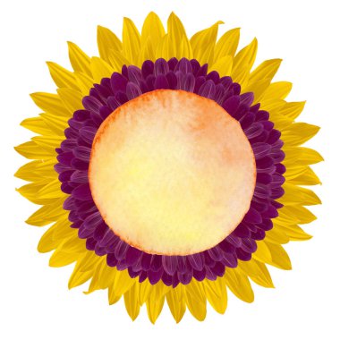 renkli çiçek etiket arka plan metin için 