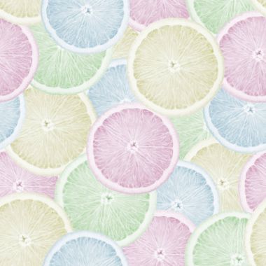 limon meyve pastel renkler takside Dikişsiz desen arka plan duvar kağıdı olarak kullanılan