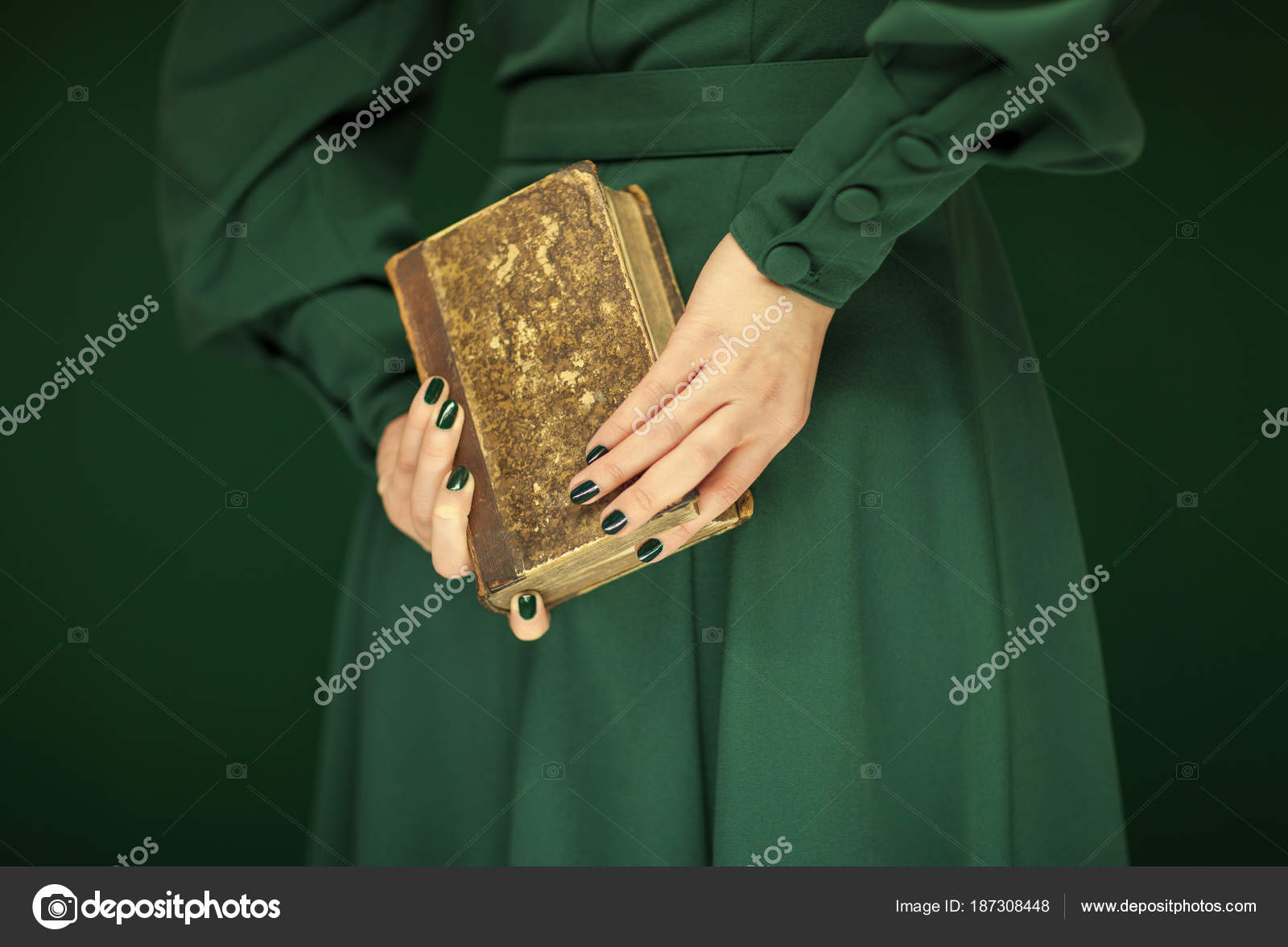 the woman in the green dress book