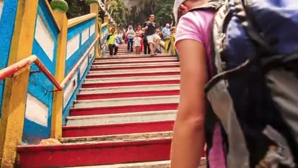 Batu Caves i Kuala Lumpur — Stockvideo