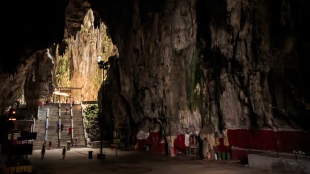 Grotte di Batu a Kuala Lumpur — Video Stock