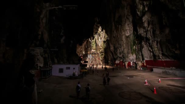 Batu mağaraları Kuala Lumpur — Stok video