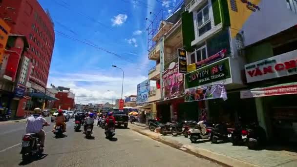 Carretera de tráfico en Vietnam — Vídeos de Stock