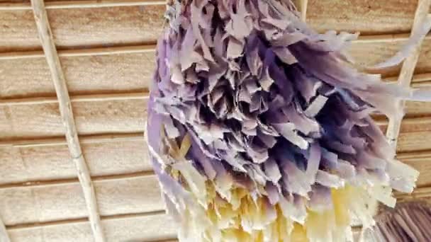 用流苏装饰的婚礼冠 — 图库视频影像