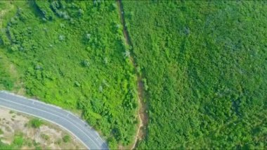 karayolu üzerinde okyanus boyunca sarp kayalık yamaçlar 