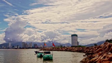 balıkçı tekneleri deniz Bay city karşı