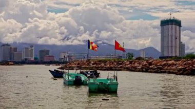 balıkçı tekneleri deniz Bay city karşı