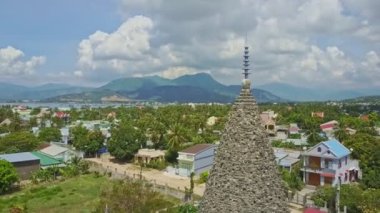 Vietnam şehir antik Budist tapınağı