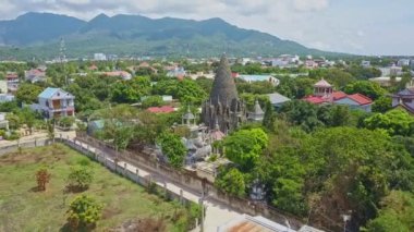 Vietnam şehir antik Budist tapınağı