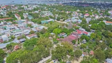 Vietnam şehir antik Budist tapınağı