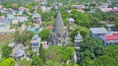 Vietnam şehir antik Budist tapınağı